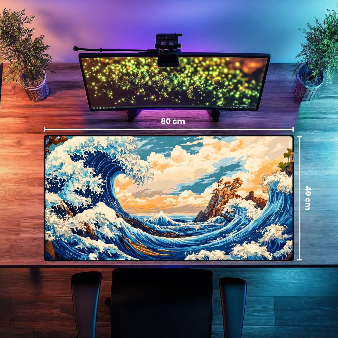 Büyük Dalga - Mouse Pad & Masa Matı