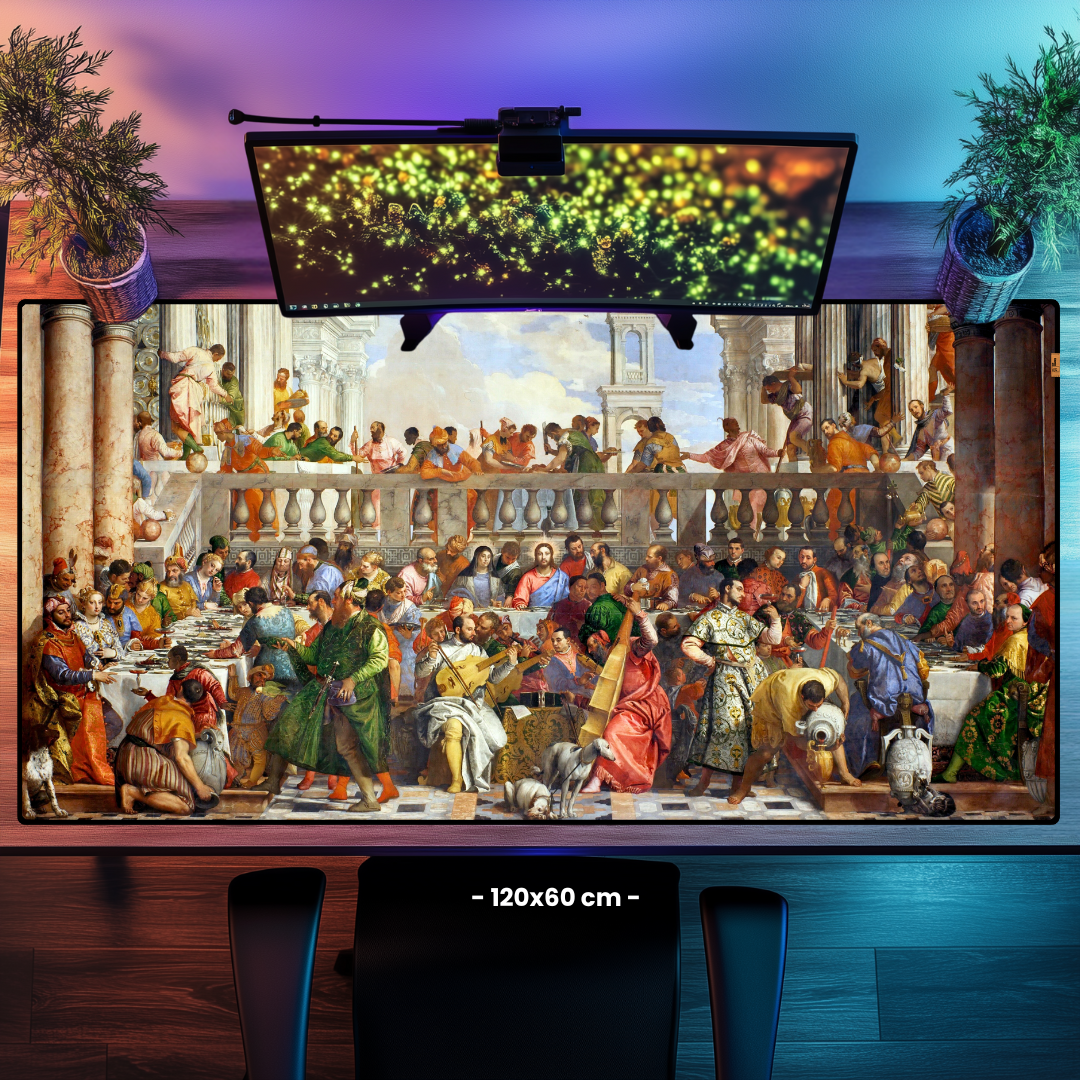 Cana'da Düğün (The Wedding at Cana) – Paolo Veronese - Mouse Pad & Masa Matı