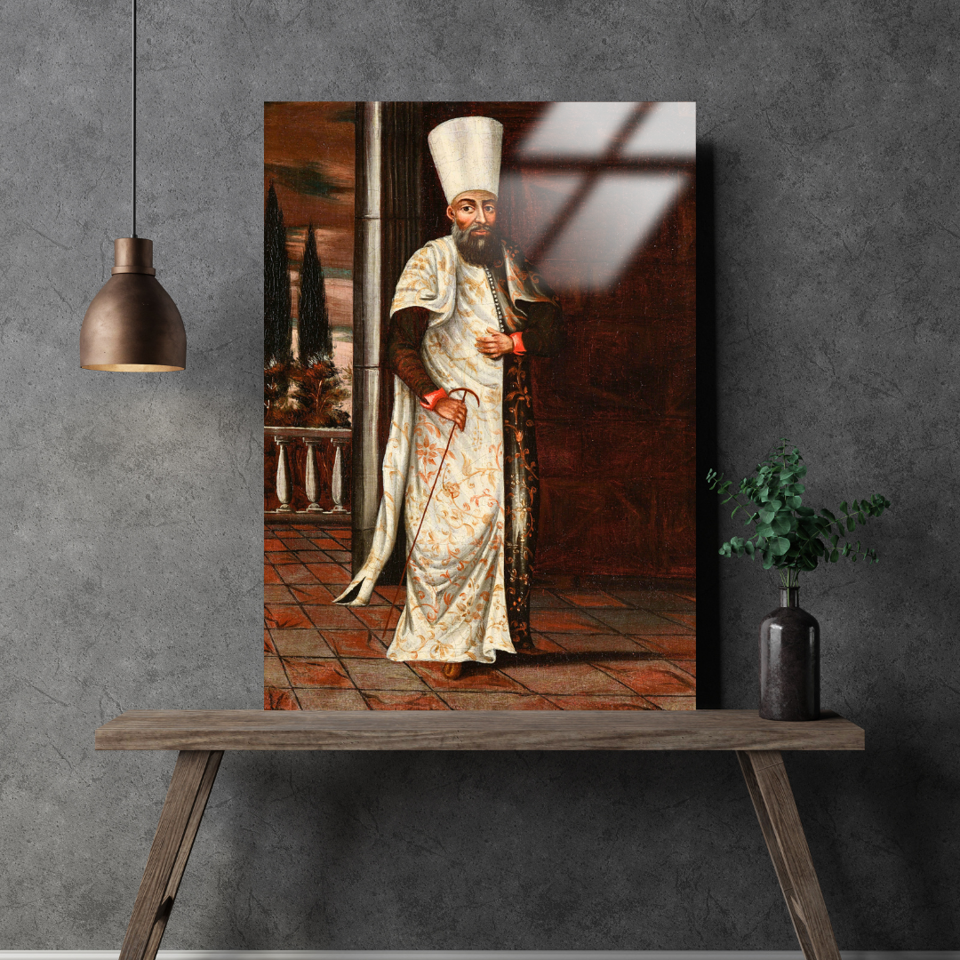 Çavuşbaşı (The Chaous Bachi) - Jean-Baptiste Vanmour - Metal Poster & Tablo
