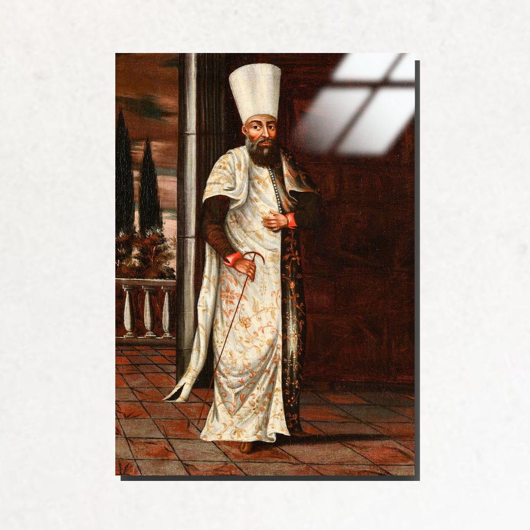 Çavuşbaşı (The Chaous Bachi) - Jean-Baptiste Vanmour - Metal Poster & Tablo