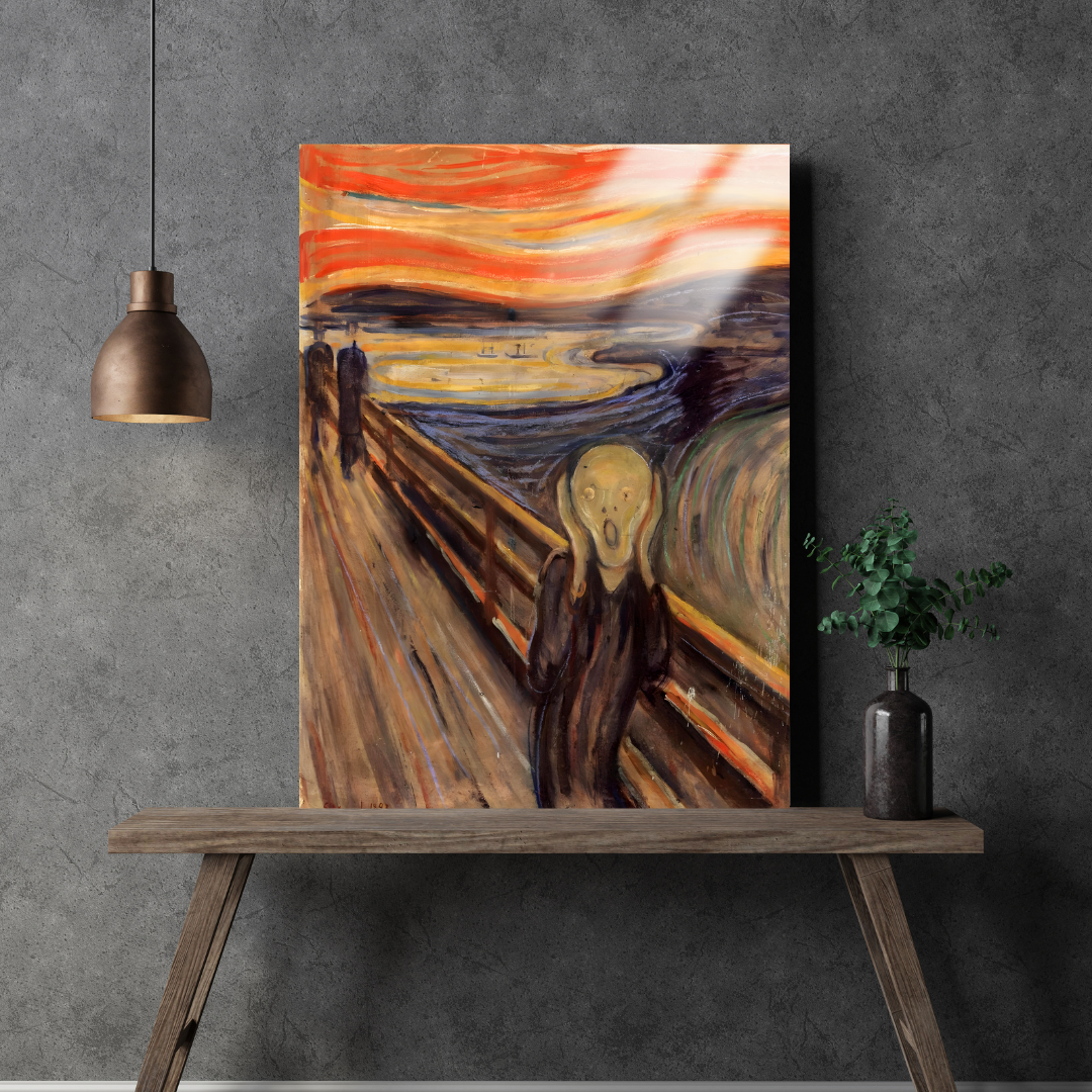 Çığlık (The Scream) - Edvard Munch - Metal Poster & Tablo