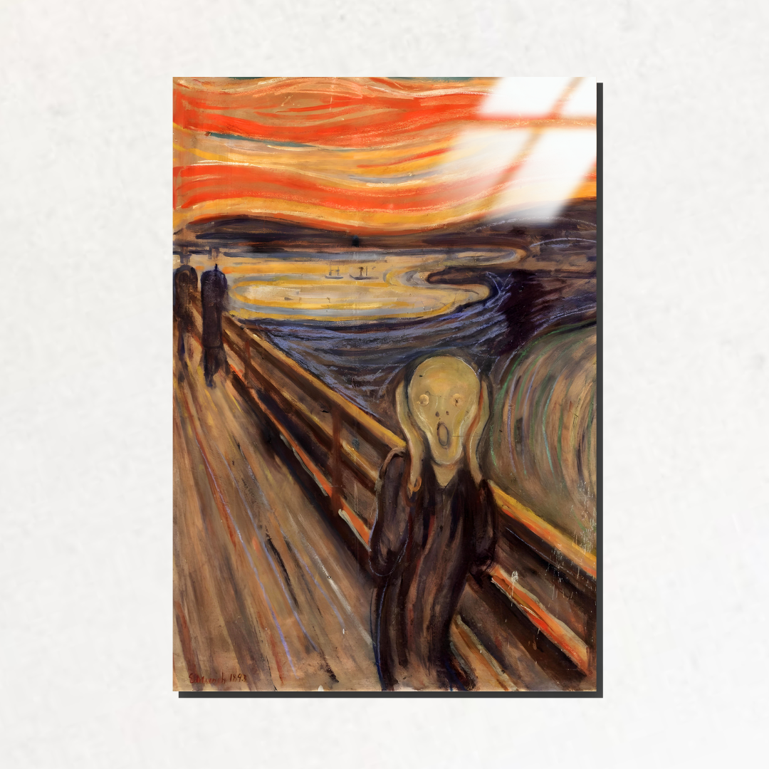 Çığlık (The Scream) - Edvard Munch - Metal Poster & Tablo