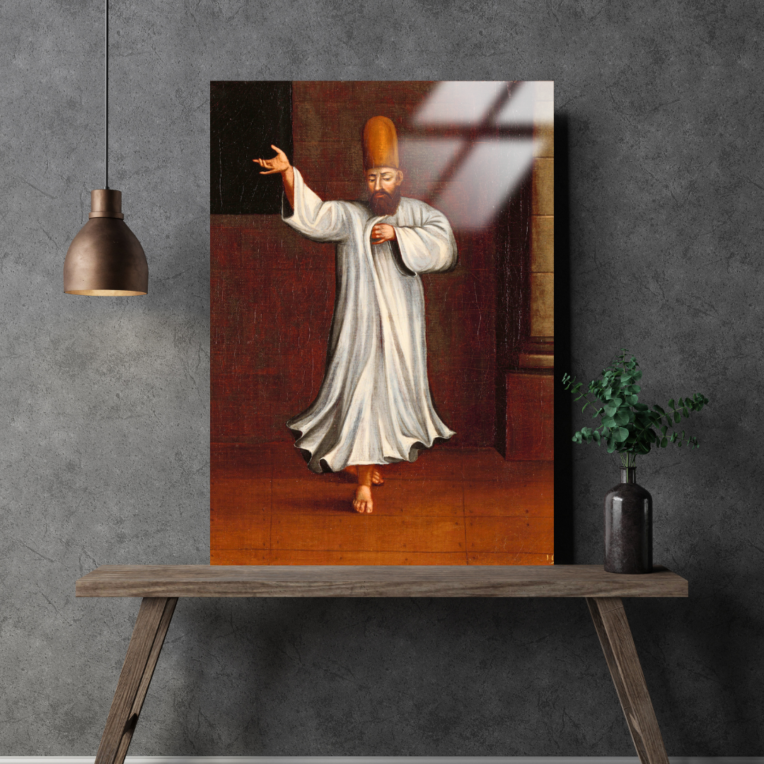 Derviş (Dervish) - Jean-Baptiste Vanmour - Metal Poster & Tablo