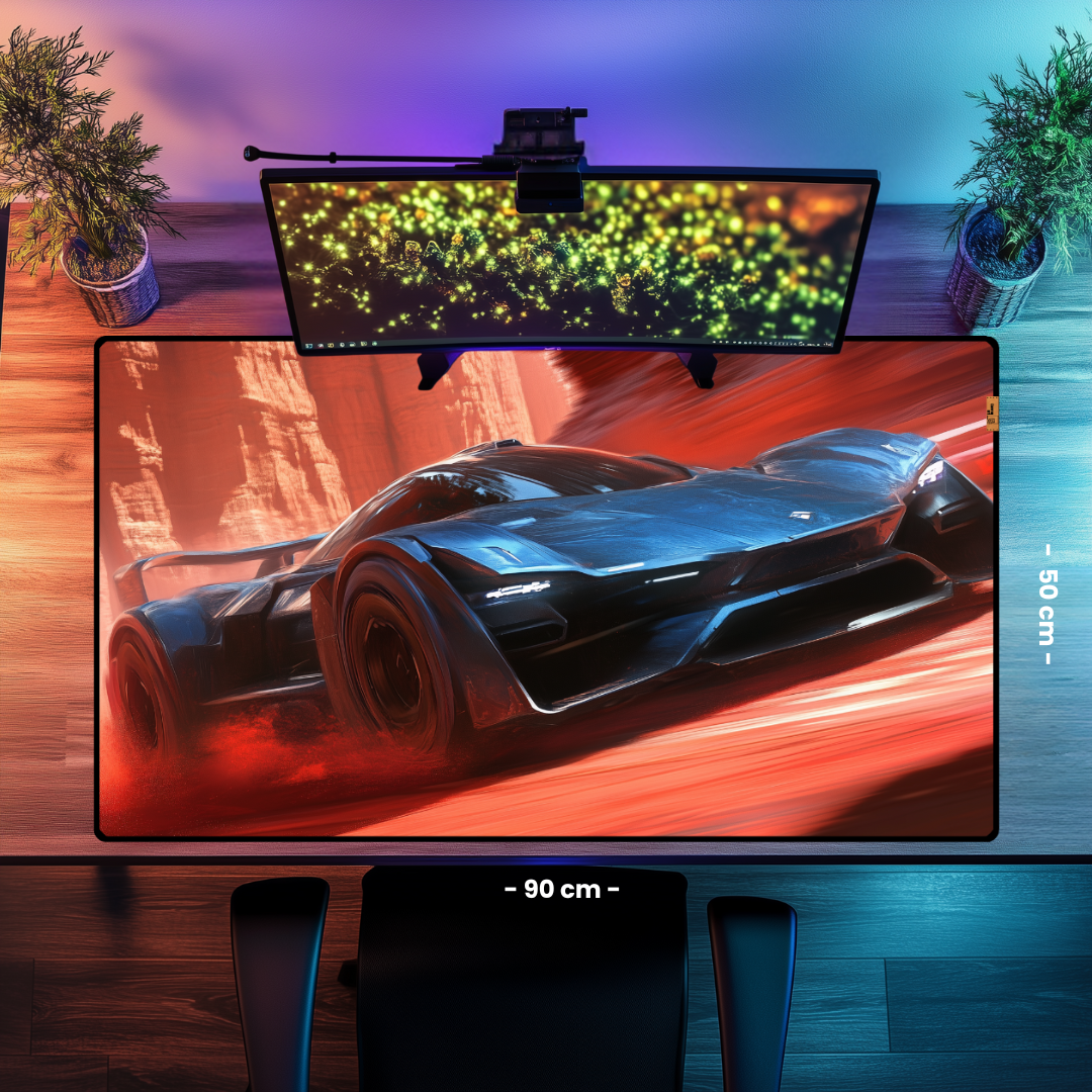 Desert Sports Car - Mouse Pad & Masa Matı