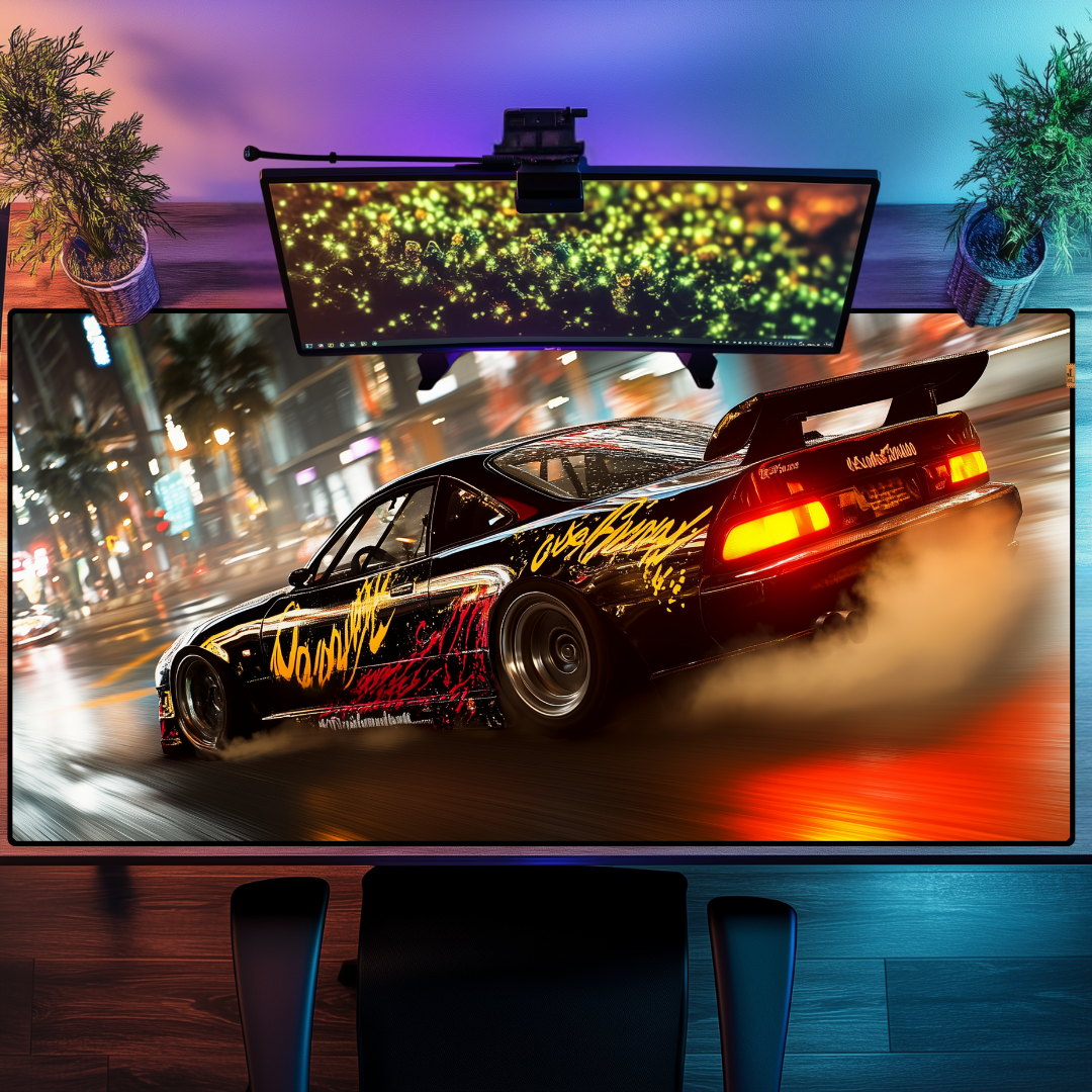 Drift Car - Mouse Pad & Masa Matı
