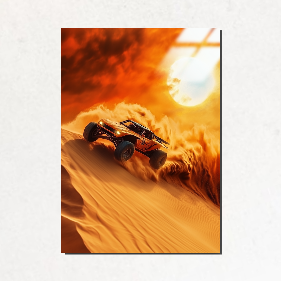 DuneBlaze 4X4 - Metal Poster & Tablo