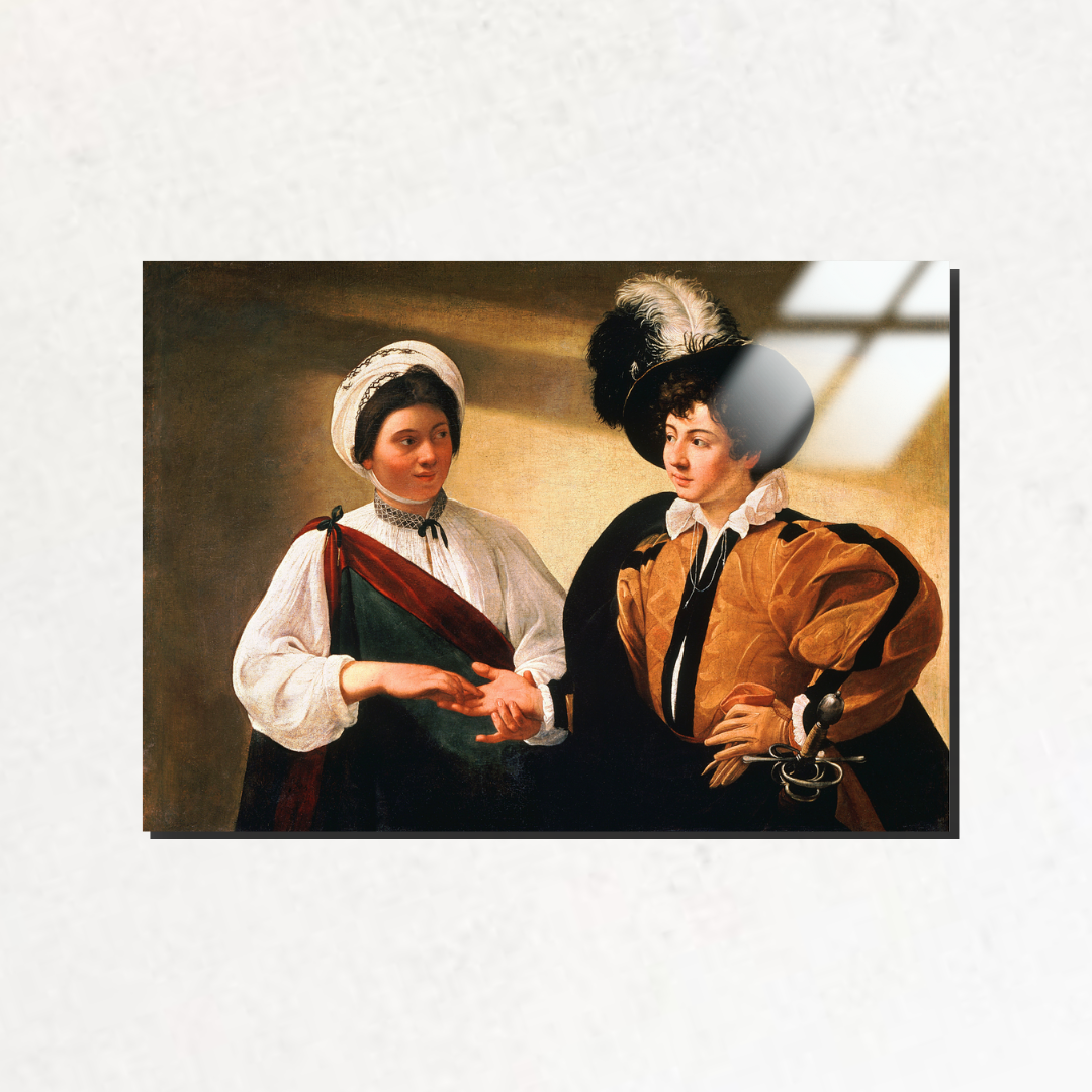 Falcı ( Fortune Teller) - Michelangelo Caravaggio - Metal Poster & Tablo