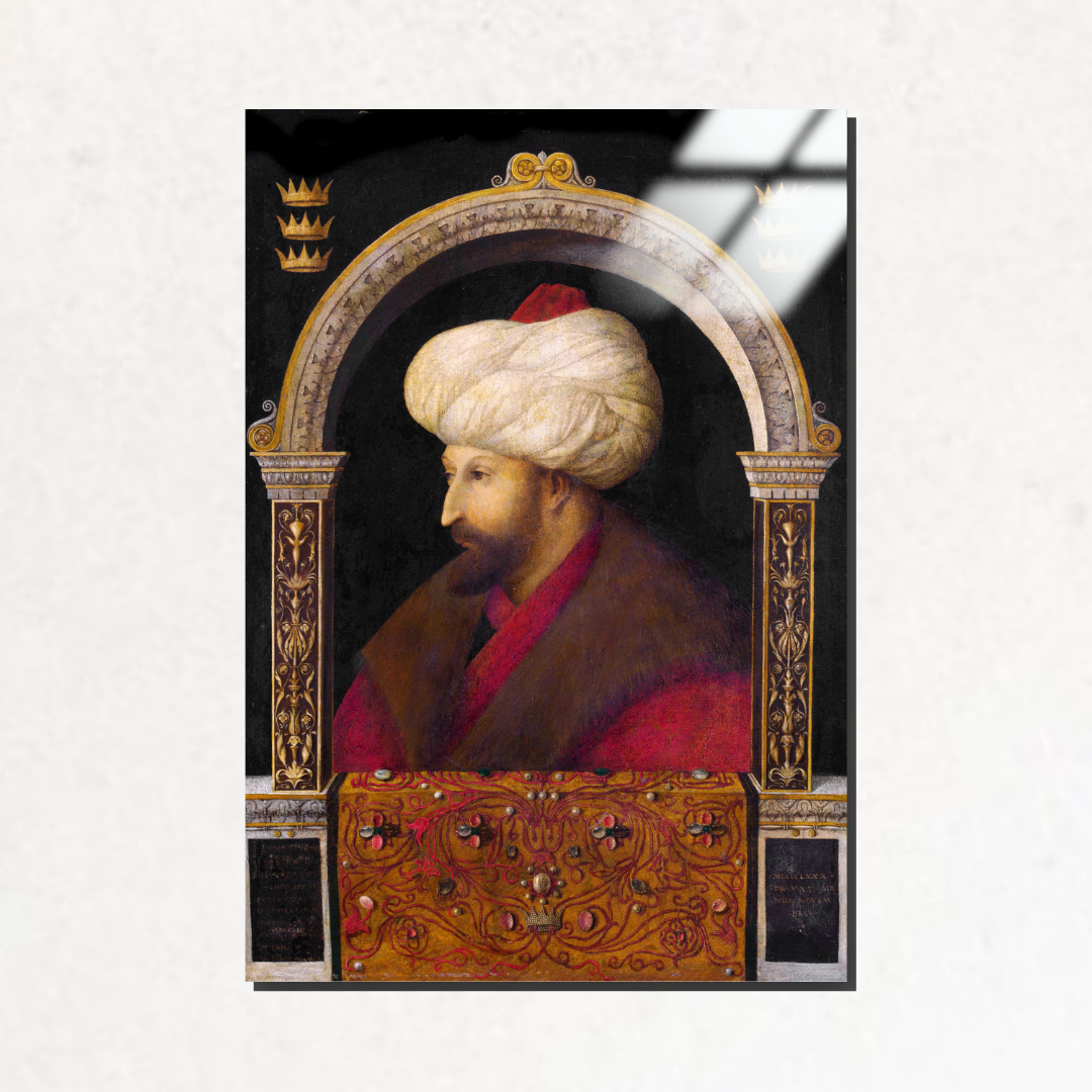 Fatih Sultan Mehmet Han (The Sultan Mehmet II) - Gentile Bellini - Metal Poster & Tablo