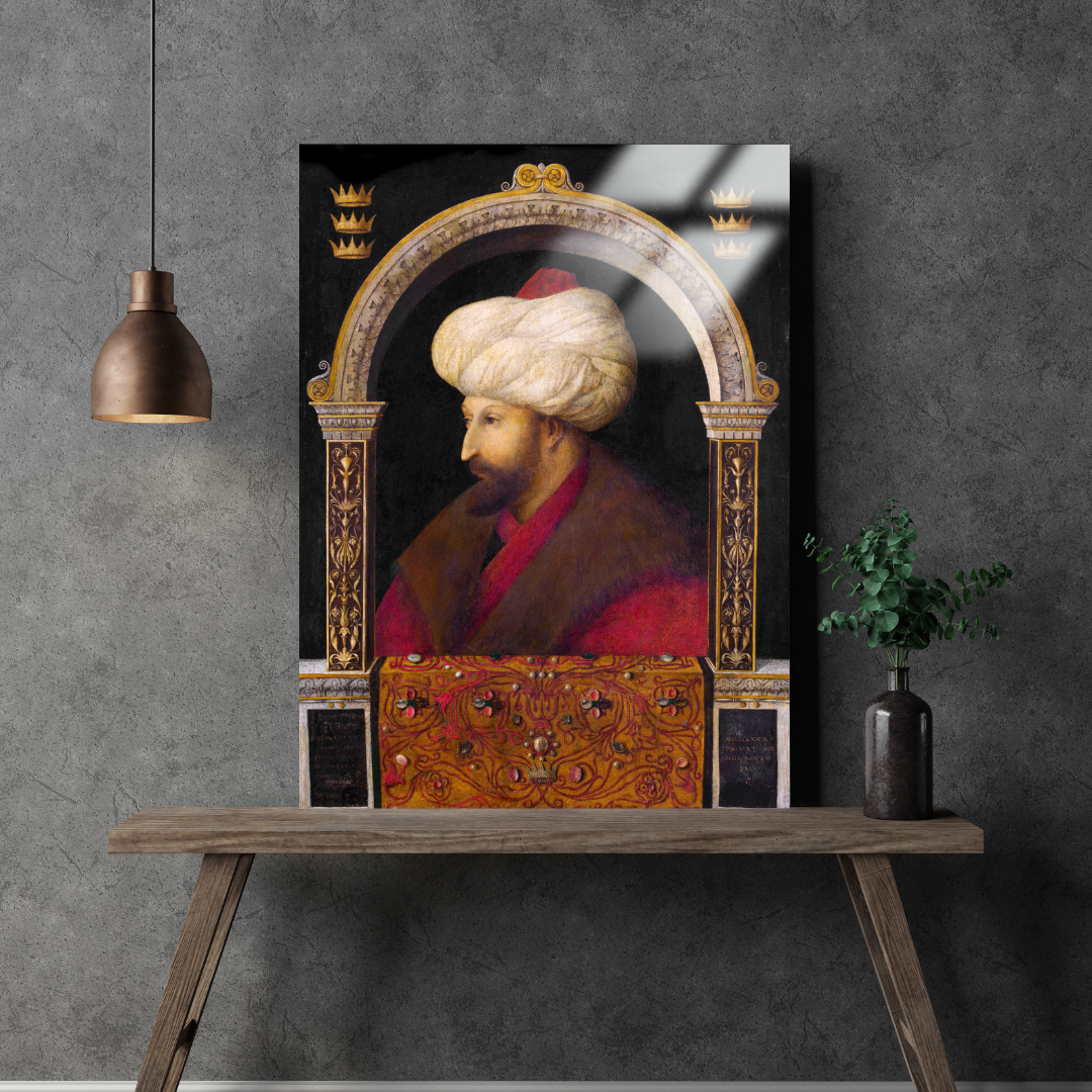 Fatih Sultan Mehmet Han (The Sultan Mehmet II) - Gentile Bellini - Metal Poster & Tablo