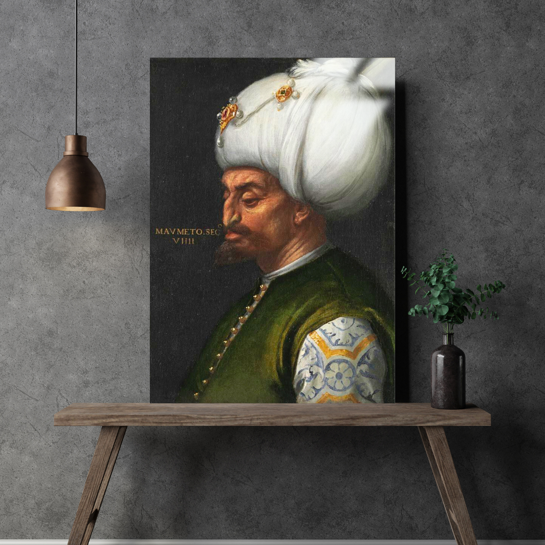 Fatih Sultan Mehmet Han - Paolo Veronese - Metal Poster & Tablo