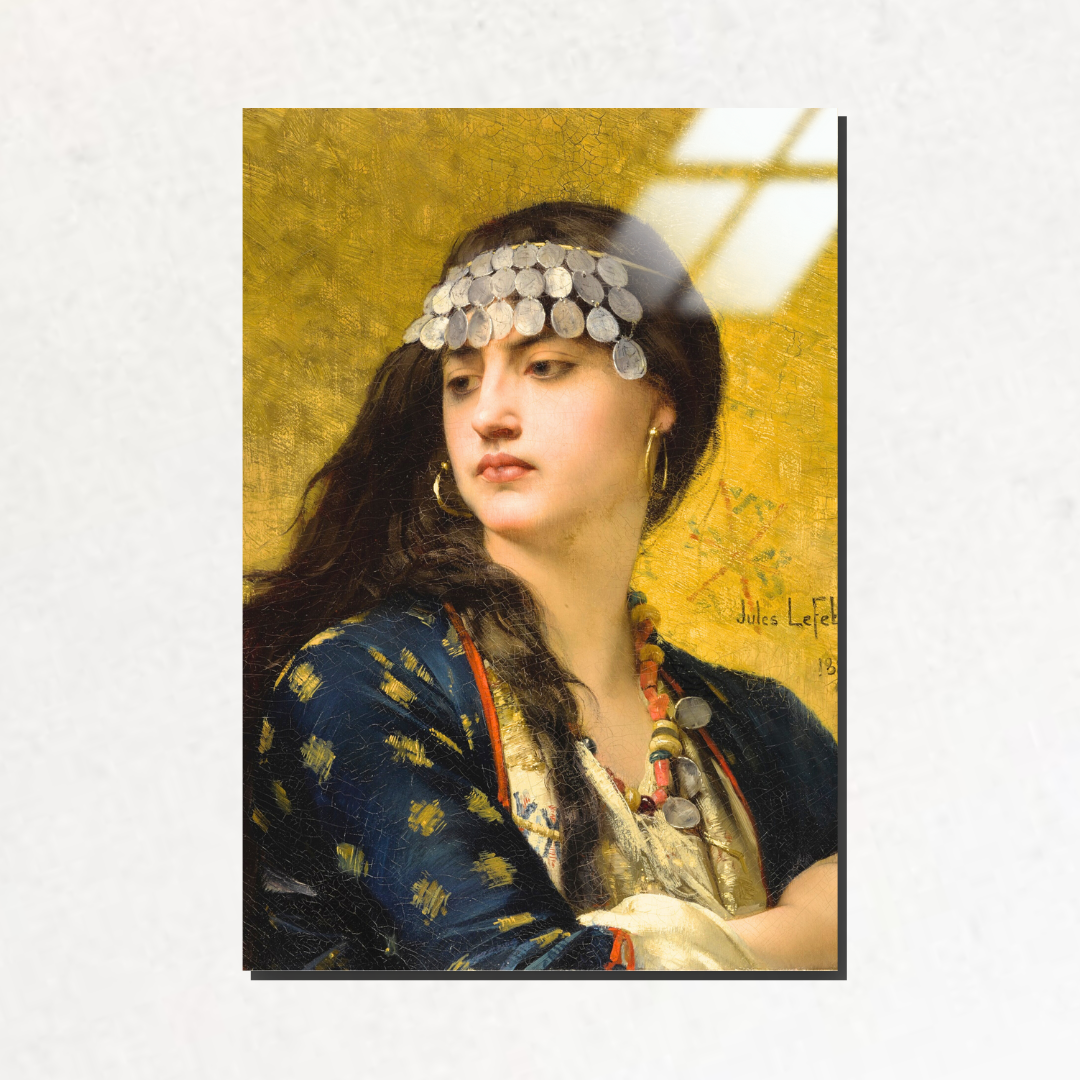 Fatma (Fatima) -Jules Joseph Lefebvre - Metal Poster & Tablo