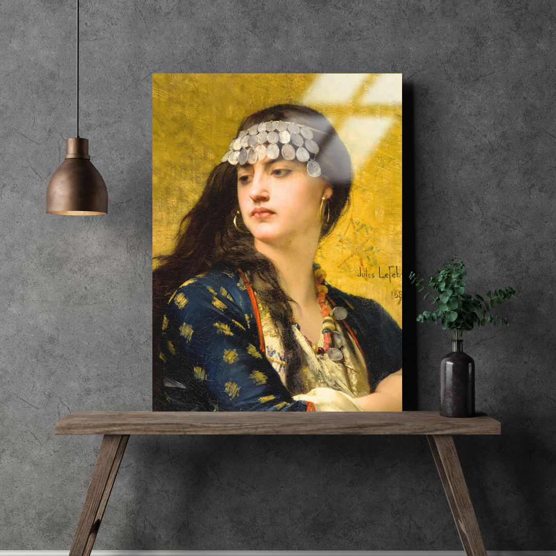 Fatma (Fatima) -Jules Joseph Lefebvre - Metal Poster & Tablo
