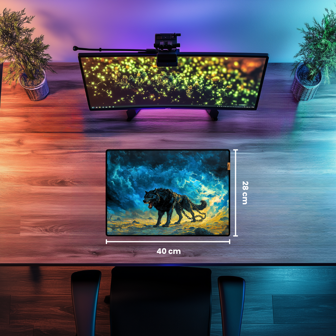 Fenrir - Mouse Pad & Masa Matı