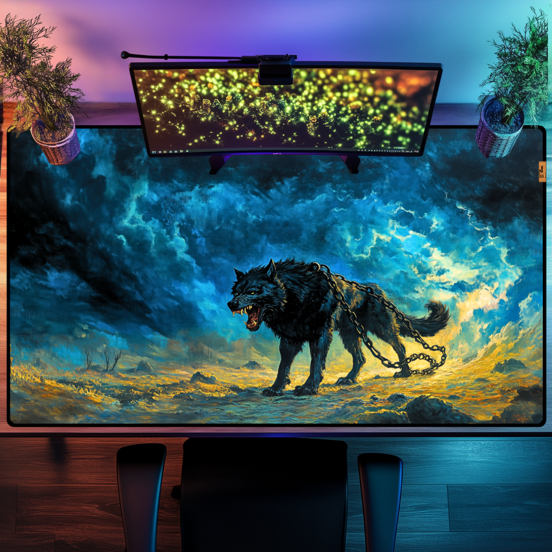 Fenrir - Mouse Pad & Masa Matı