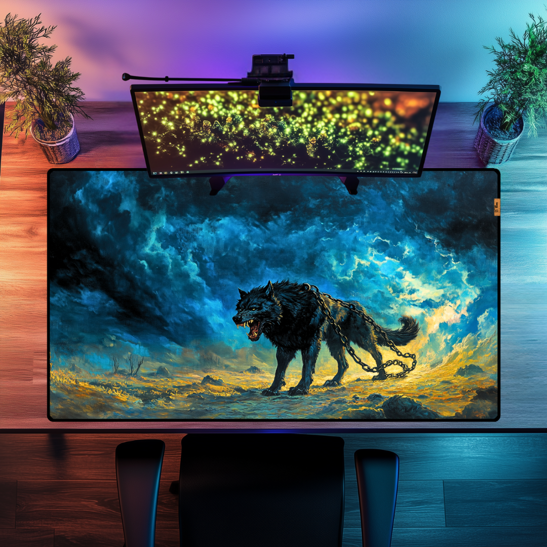 Fenrir - Mouse Pad & Masa Matı