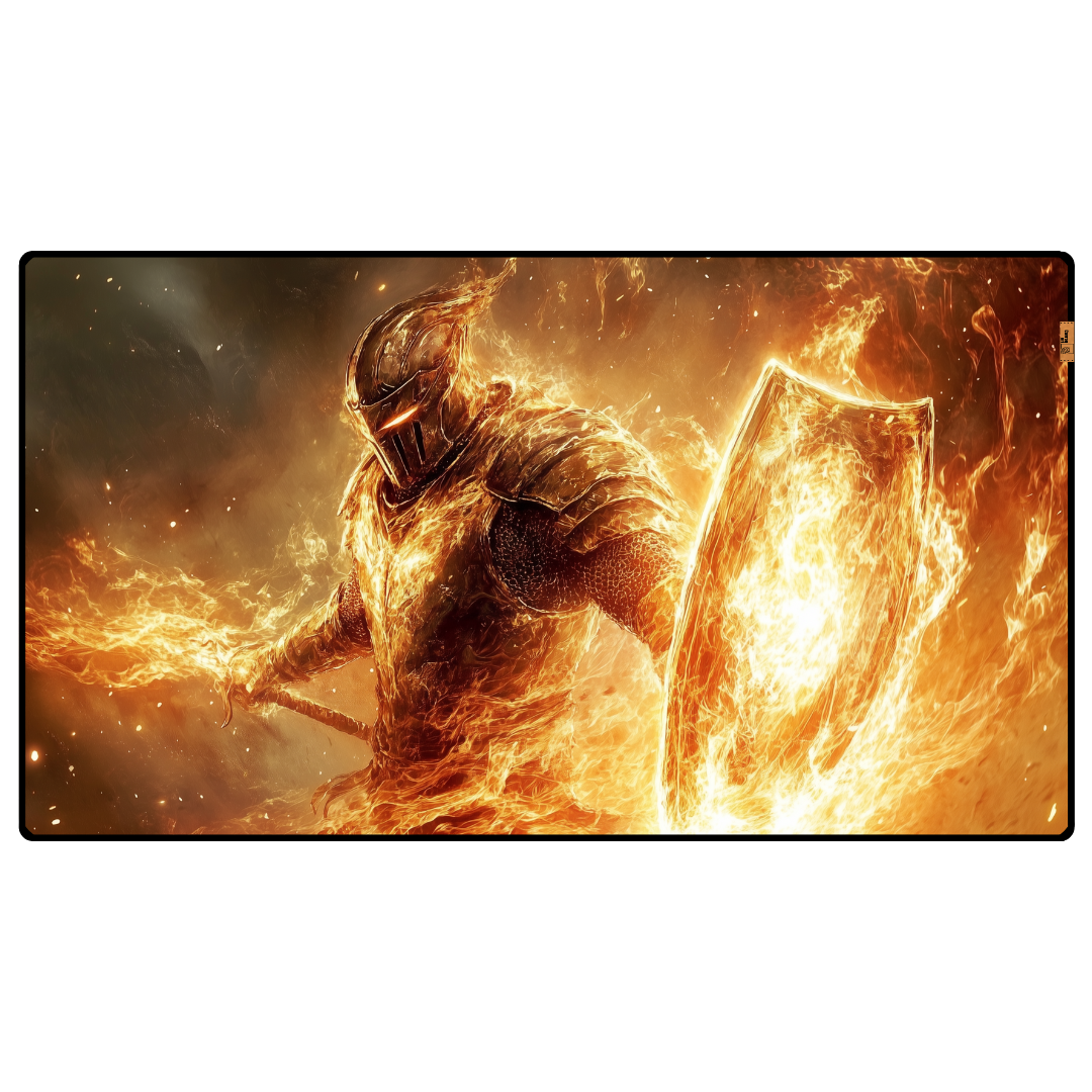 Fire Knight - Mouse Pad & Masa Matı