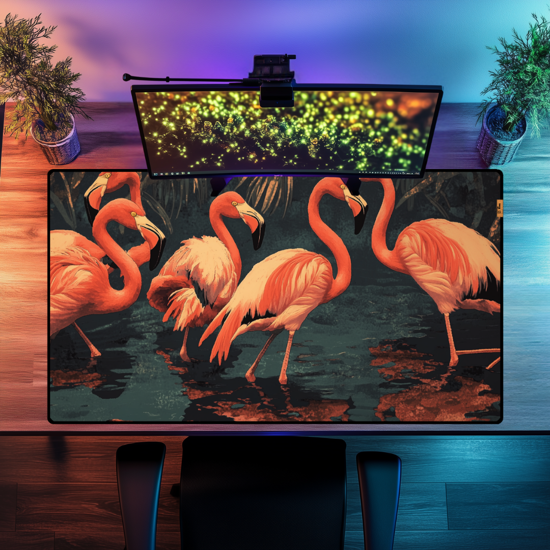 Flamingolar - Mouse Pad & Masa Matı