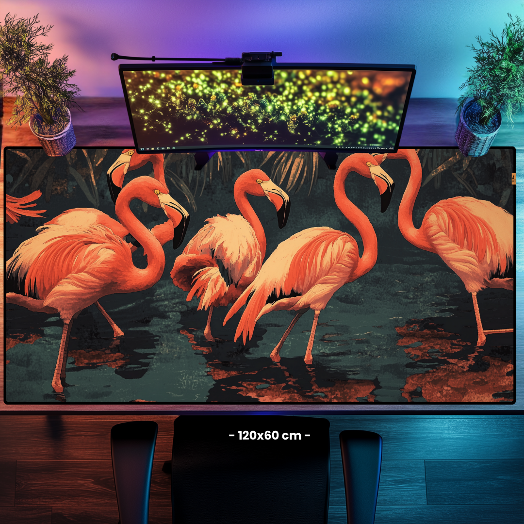 Flamingolar - Mouse Pad & Masa Matı