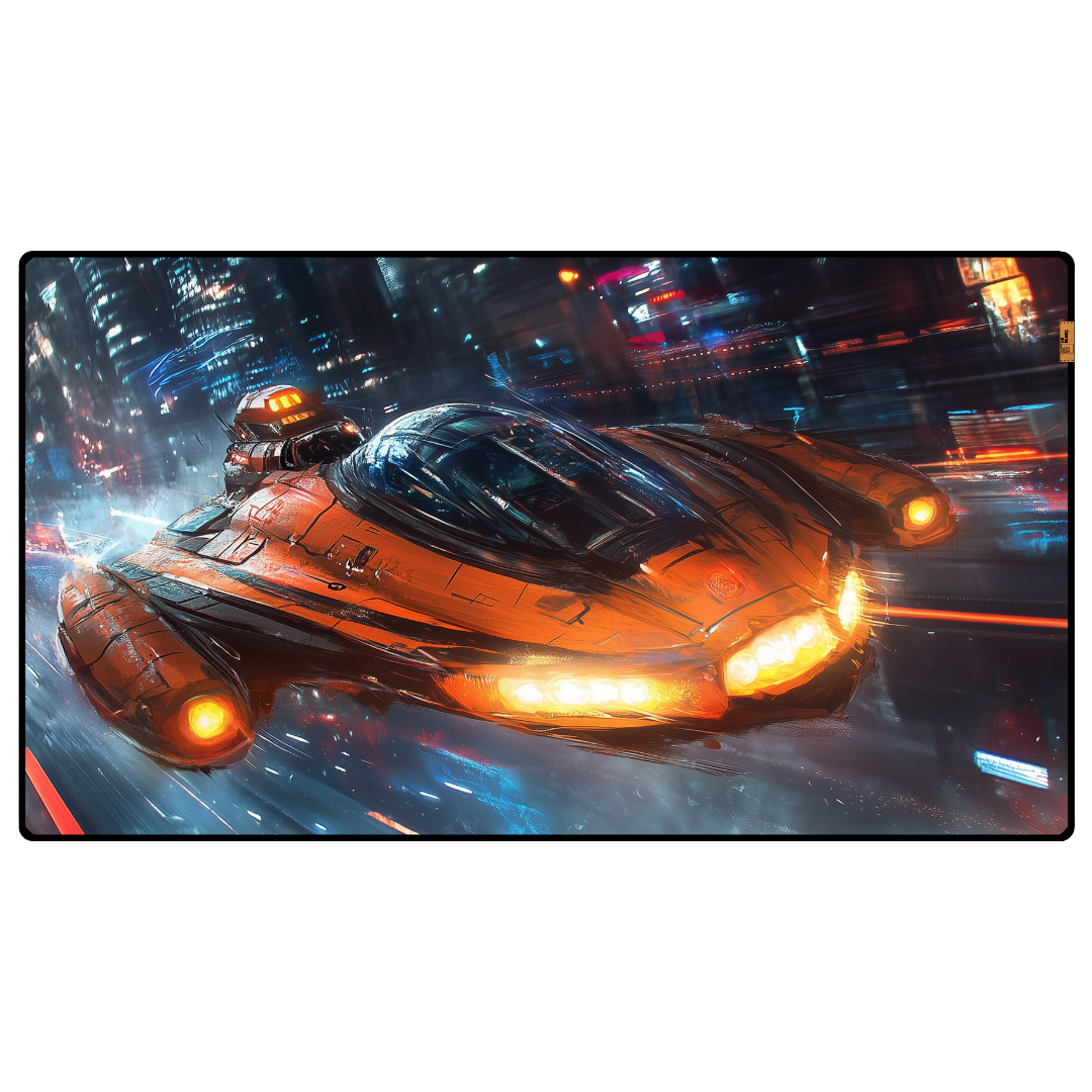 Flying Car - Mouse Pad & Masa Matı