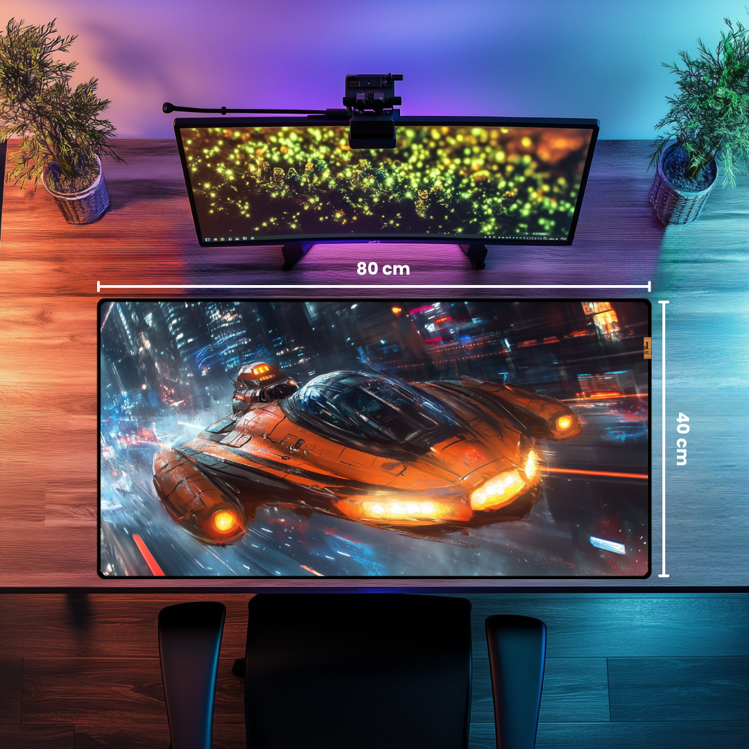 Flying Car - Mouse Pad & Masa Matı