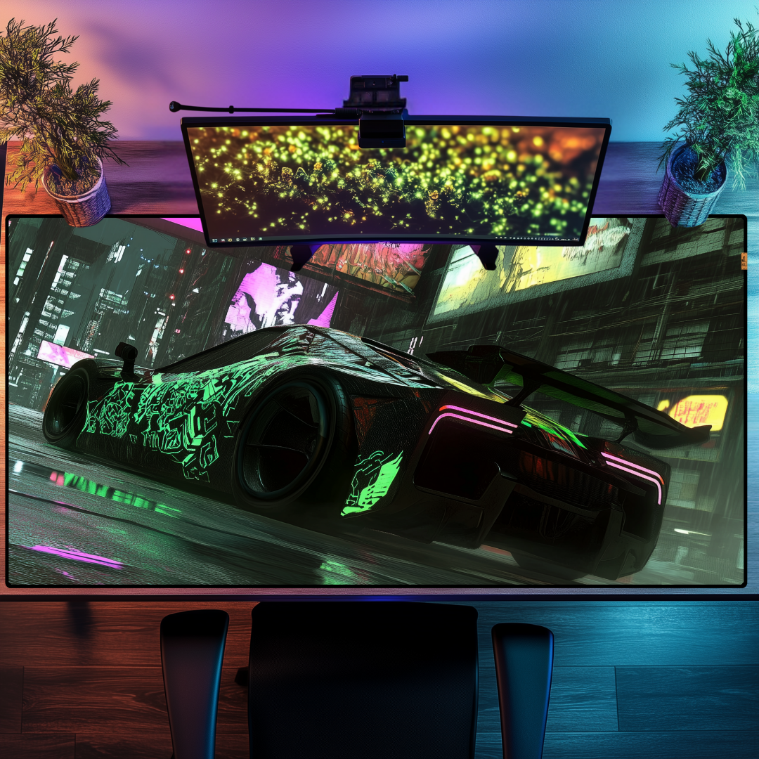 Future Sports Car - Mouse Pad & Masa Matı