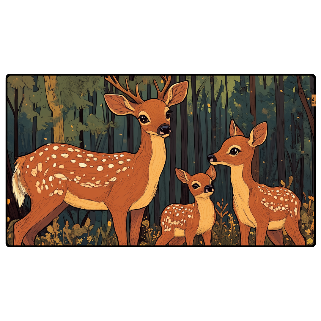 Geyikler - Mouse Pad & Masa Matı