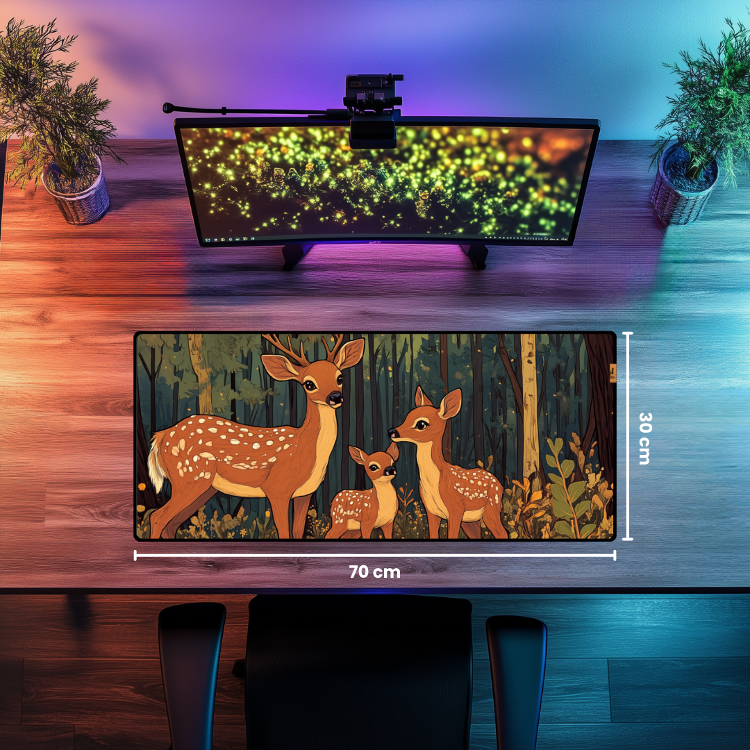 Geyikler - Mouse Pad & Masa Matı