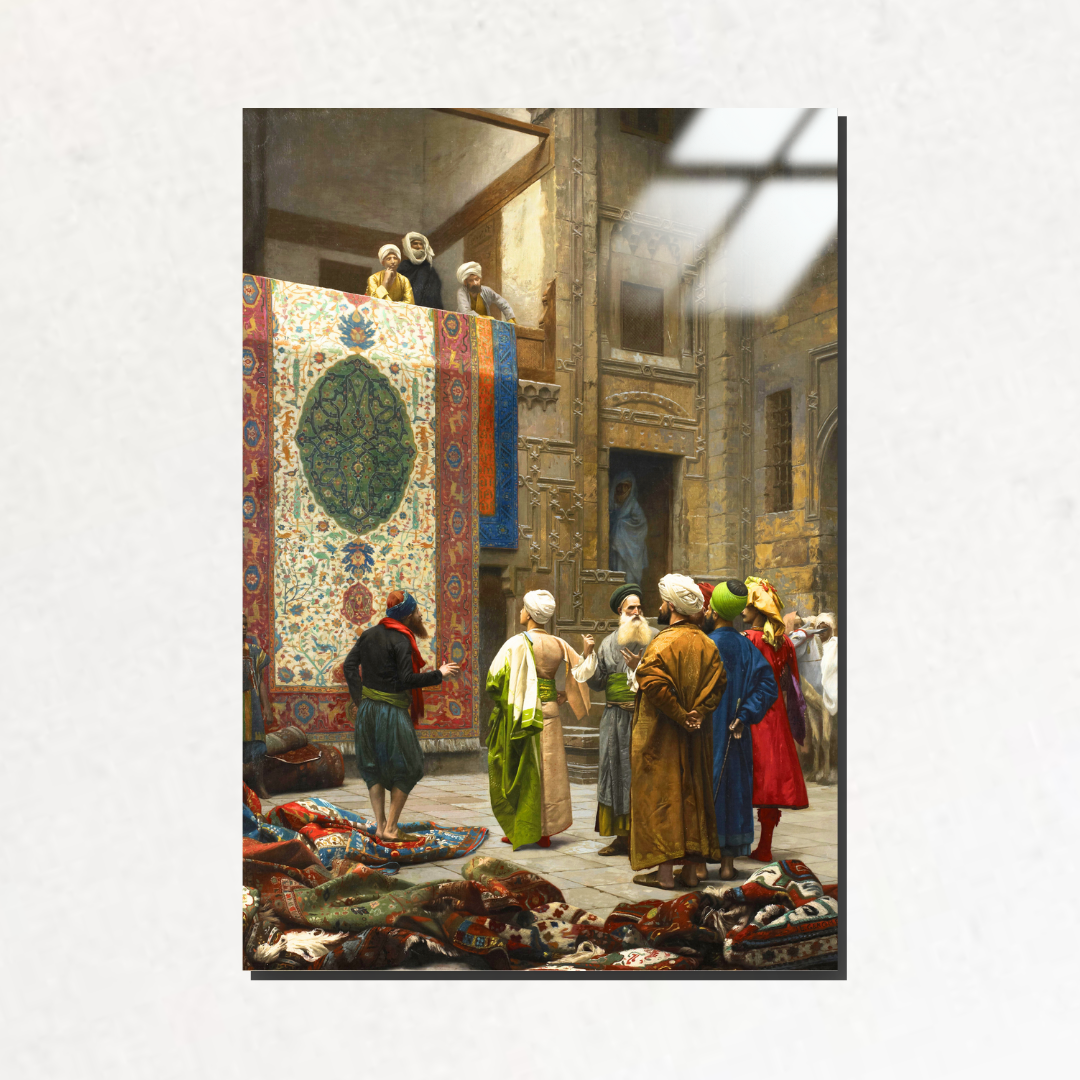 Halı Tüccarı (The Carpet Merchant) - Jean-Léon Gérôme - Metal Poster & Tablo