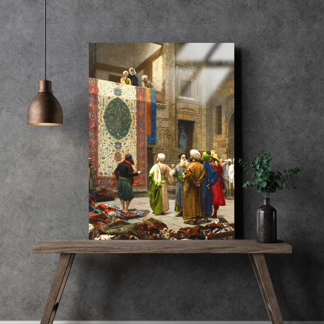Halı Tüccarı (The Carpet Merchant) - Jean-Léon Gérôme - Metal Poster & Tablo