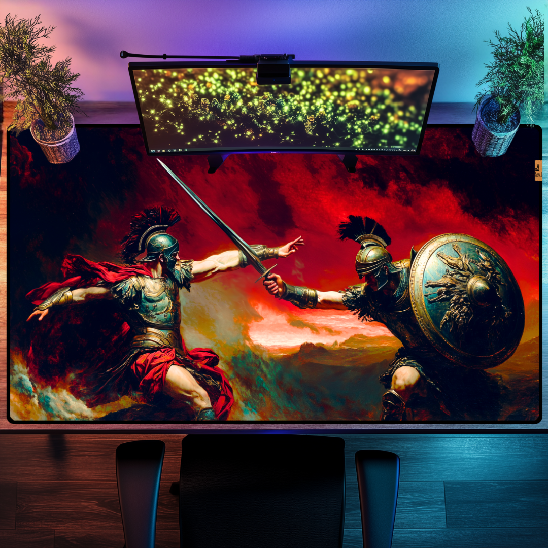 Hektor versus Akhilleus - Mouse Pad & Masa Matı