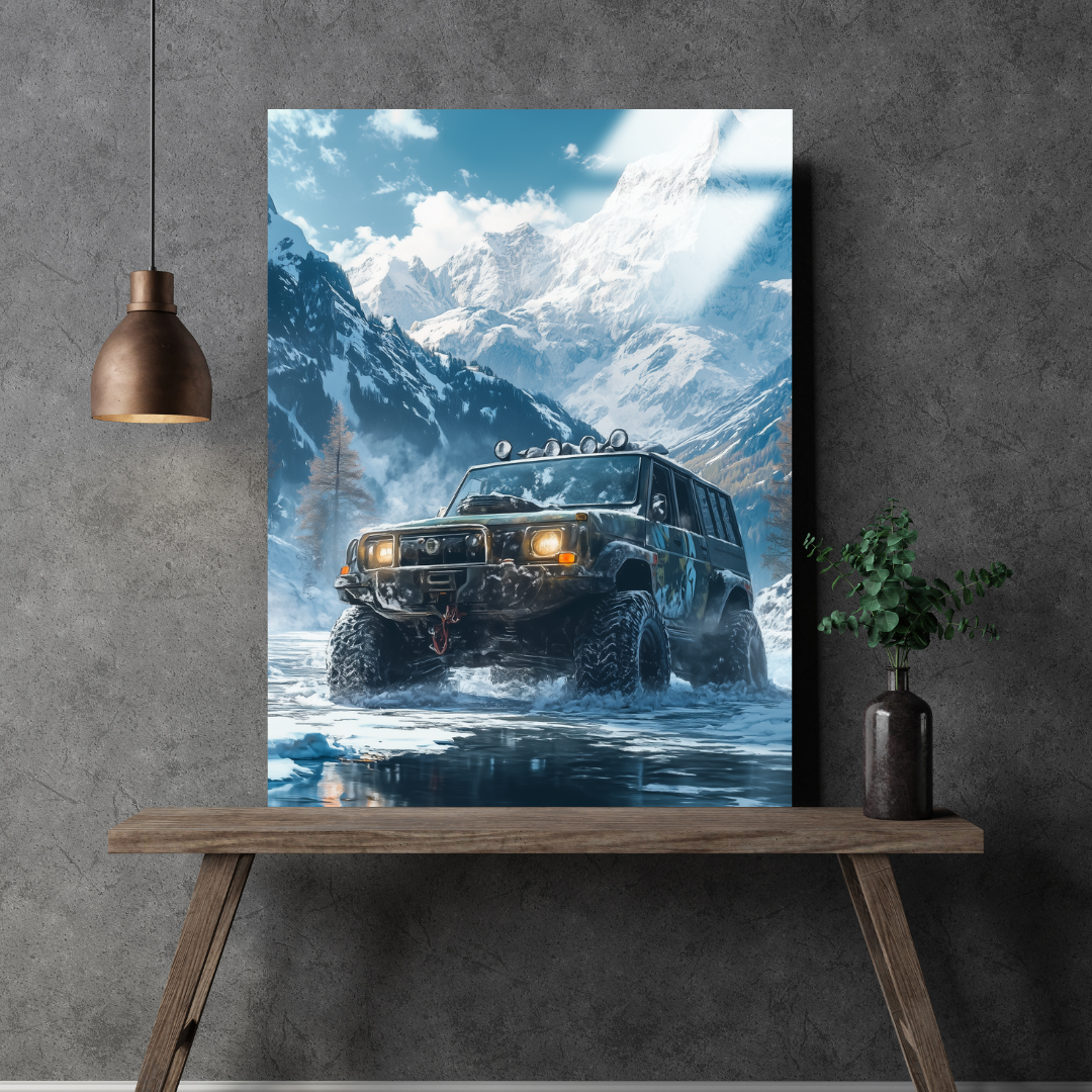 IceTrail X - Metal Poster & Tablo
