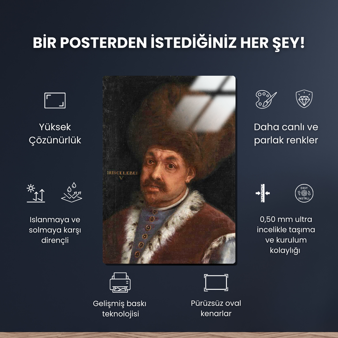 İsa Çelebi - Paolo Veronese - Metal Poster & Tablo