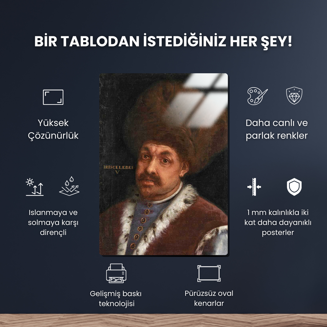 İsa Çelebi - Paolo Veronese - Metal Poster & Tablo