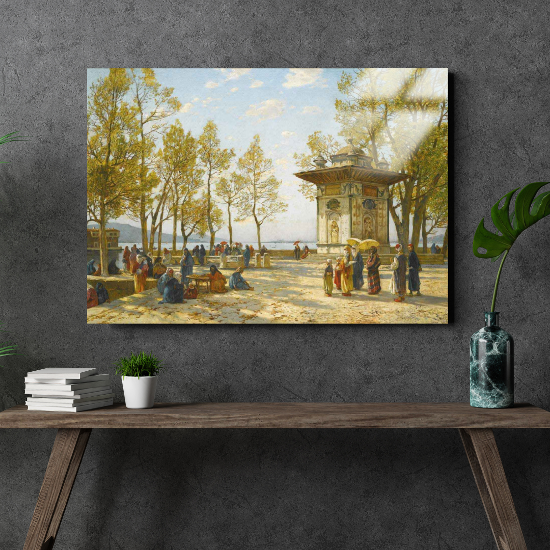 İstanbul - Hermann David Salomon Corrodi - Metal Poster & Tablo