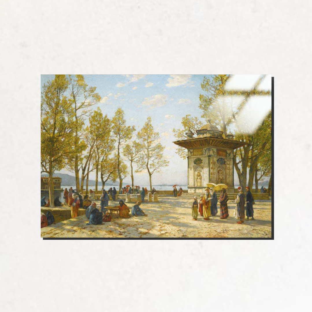 İstanbul - Hermann David Salomon Corrodi - Metal Poster & Tablo