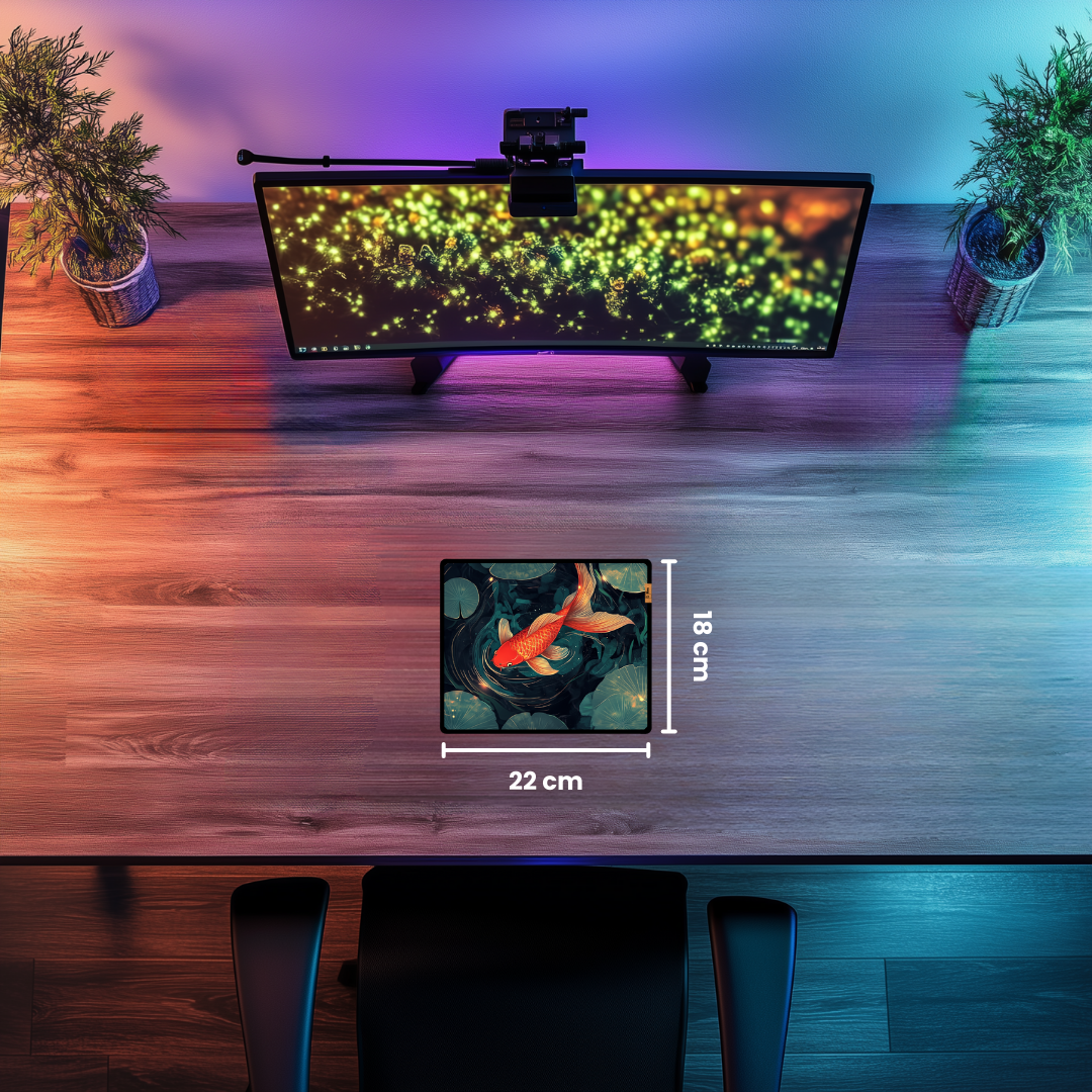 Japon Balığı - Mouse Pad & Masa Matı