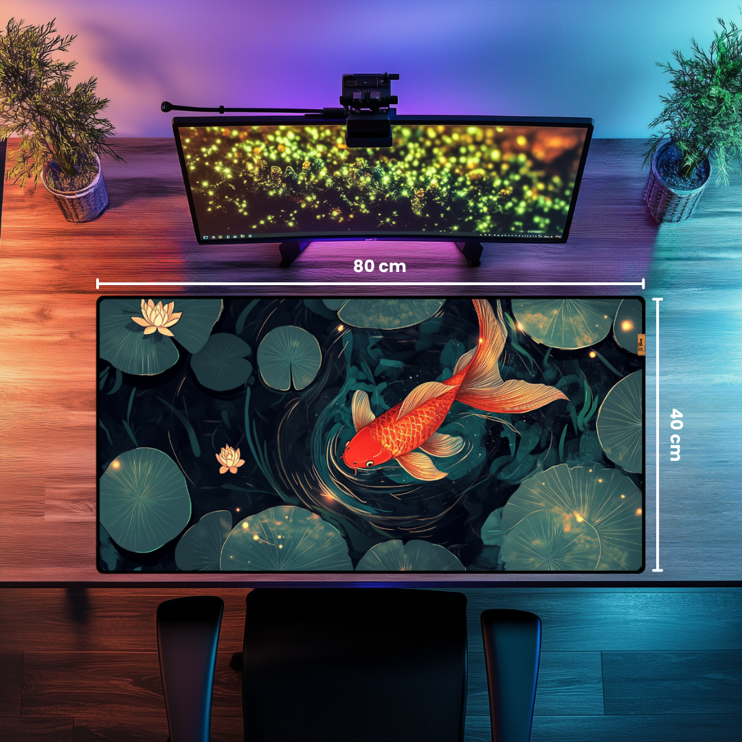 Japon Balığı - Mouse Pad & Masa Matı