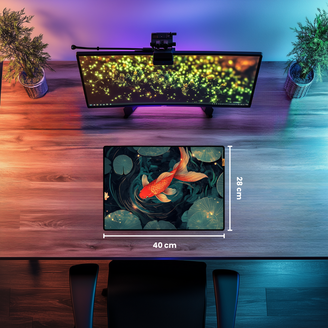 Japon Balığı - Mouse Pad & Masa Matı