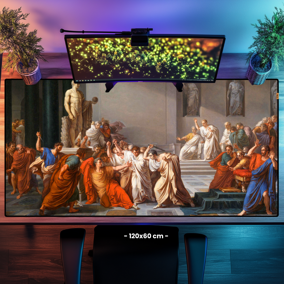 Julius Sezar'ın Suikastı (Assassination of Julius Caesar) - Vincenzo Camuccini - Mouse Pad & Masa Matı