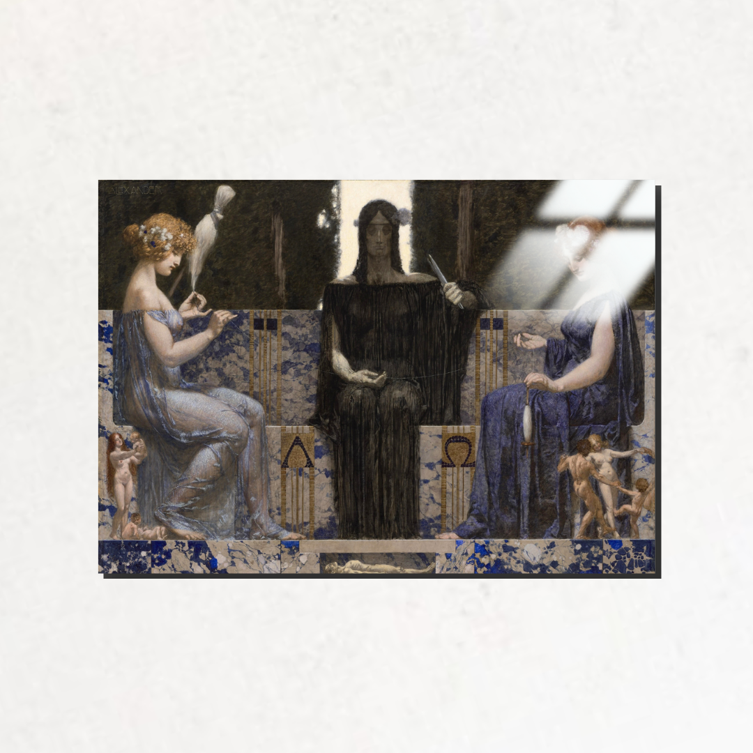 Kader Tanrıçaları (The Three Fates) - Alexander Rothaug - Metal Poster & Tablo