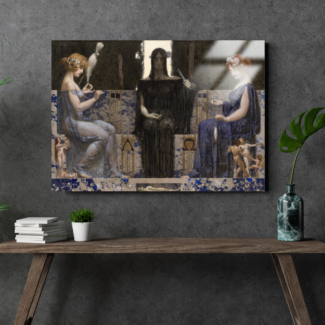Kader Tanrıçaları (The Three Fates) - Alexander Rothaug - Metal Poster & Tablo