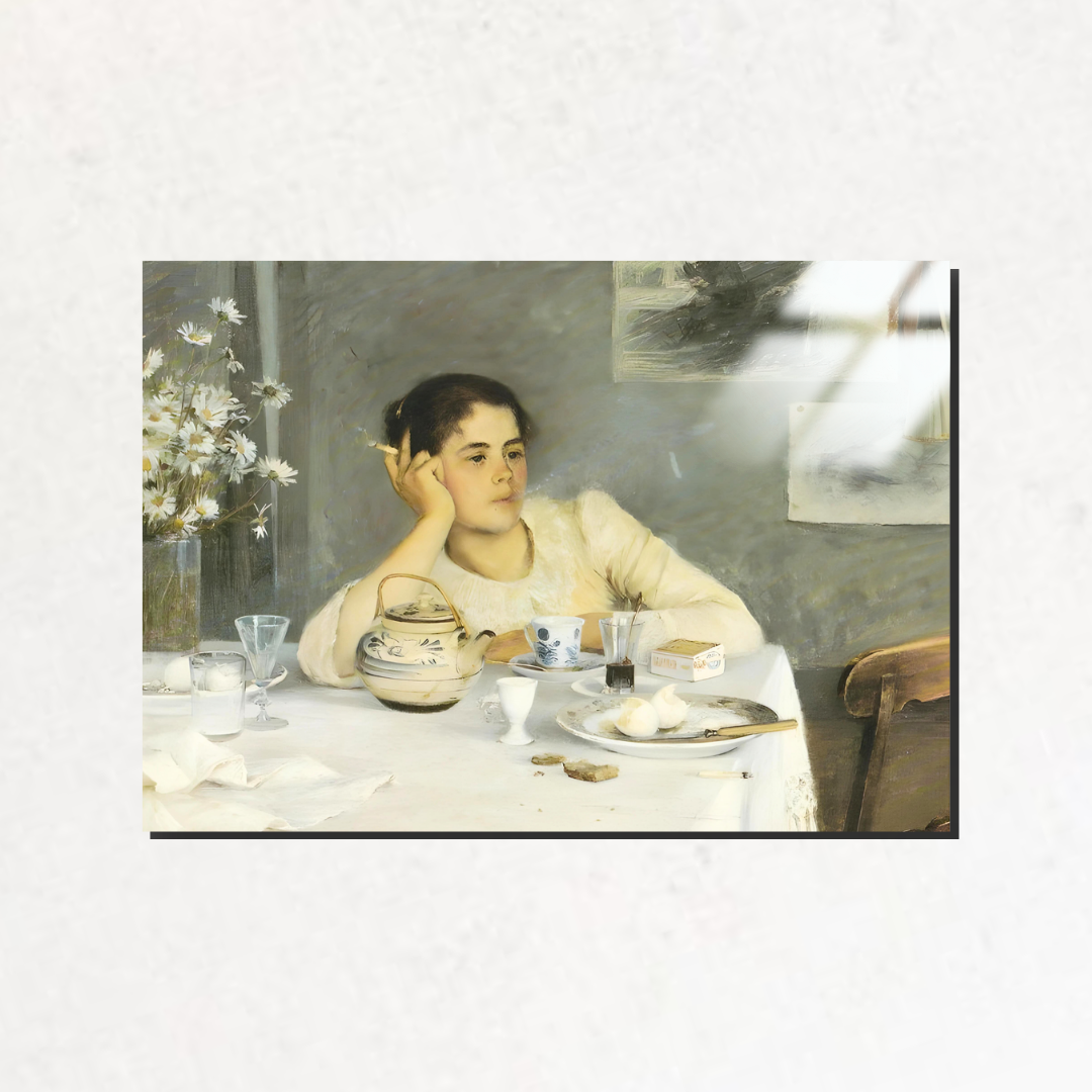 Kahvaltıdan Sonra (After Breakfast) - Elin Danielson-Gambogi - Metal Poster & Tablo