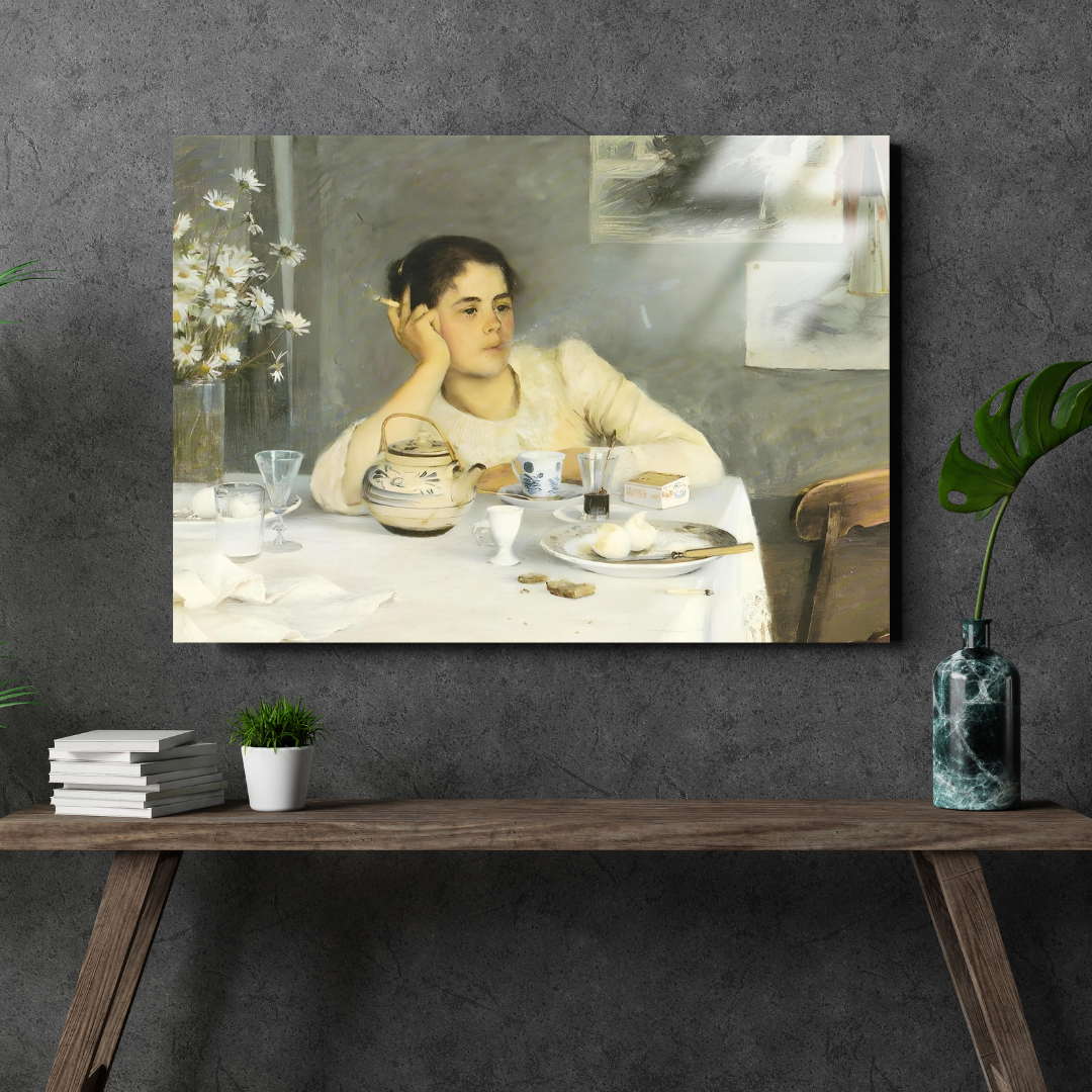 Kahvaltıdan Sonra (After Breakfast) - Elin Danielson-Gambogi - Metal Poster & Tablo