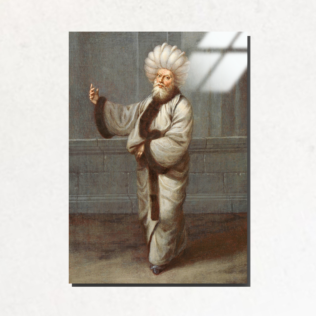 Kazasker, Yargıç (The Kazasker, Judge) - Jean-Baptiste Vanmour - Metal Poster & Tablo
