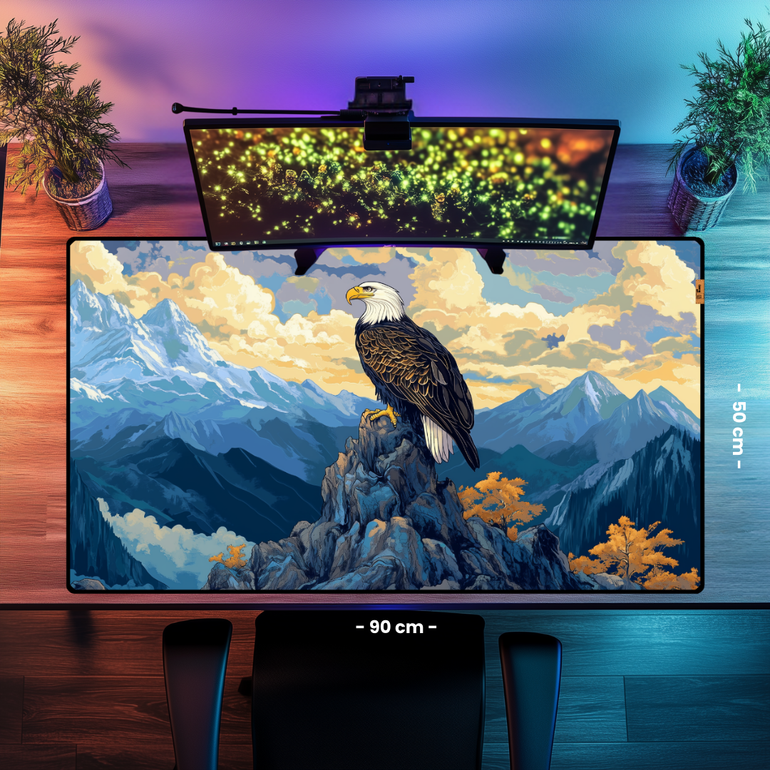 Kel Kartal - Mouse Pad & Masa Matı