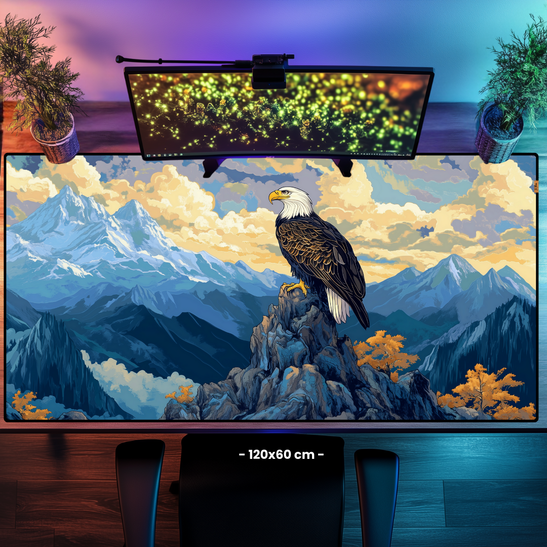 Kel Kartal - Mouse Pad & Masa Matı