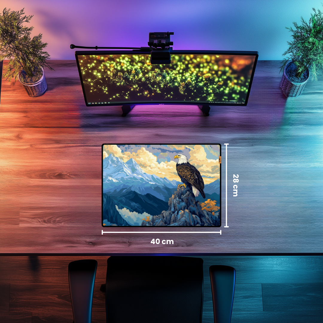 Kel Kartal - Mouse Pad & Masa Matı