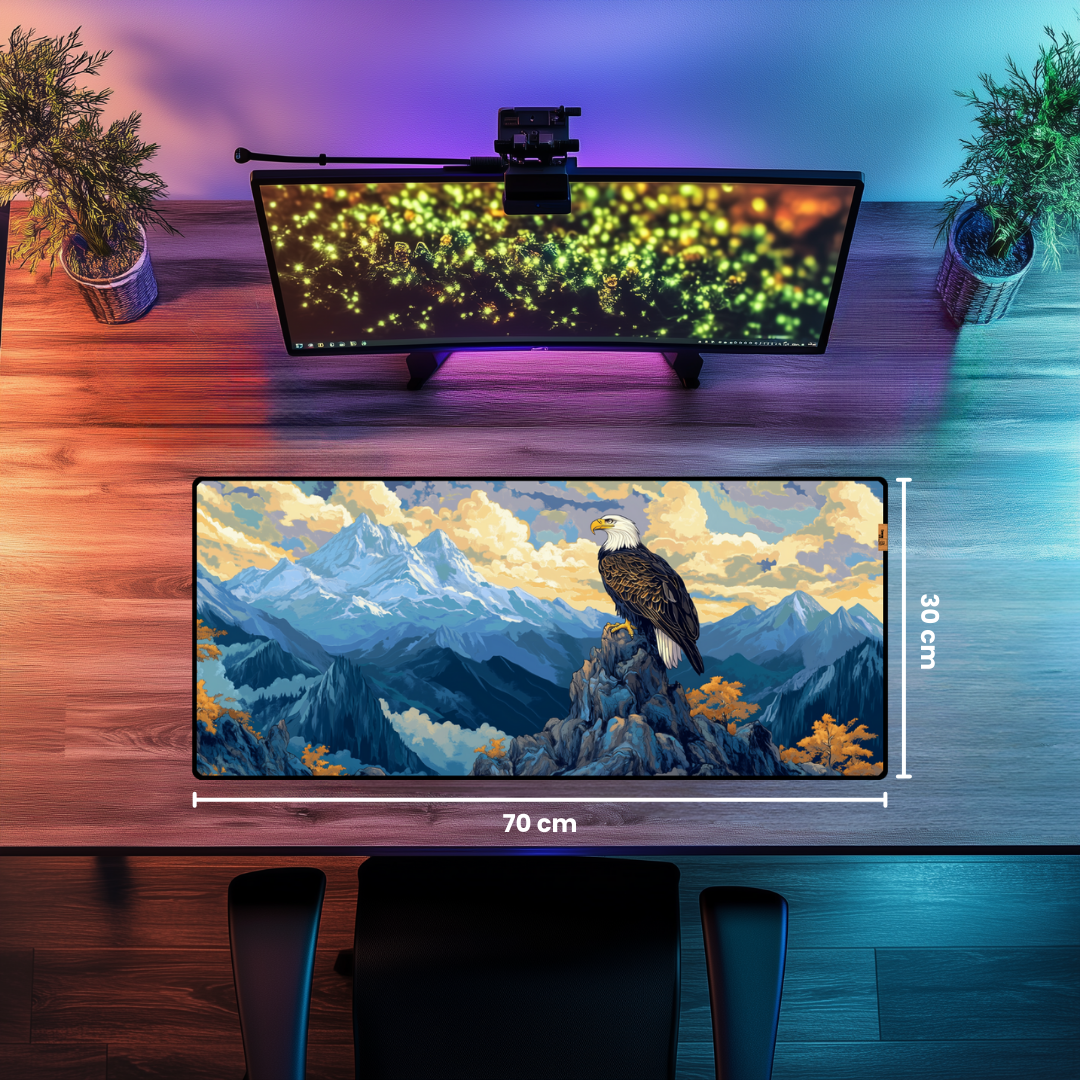 Kel Kartal - Mouse Pad & Masa Matı