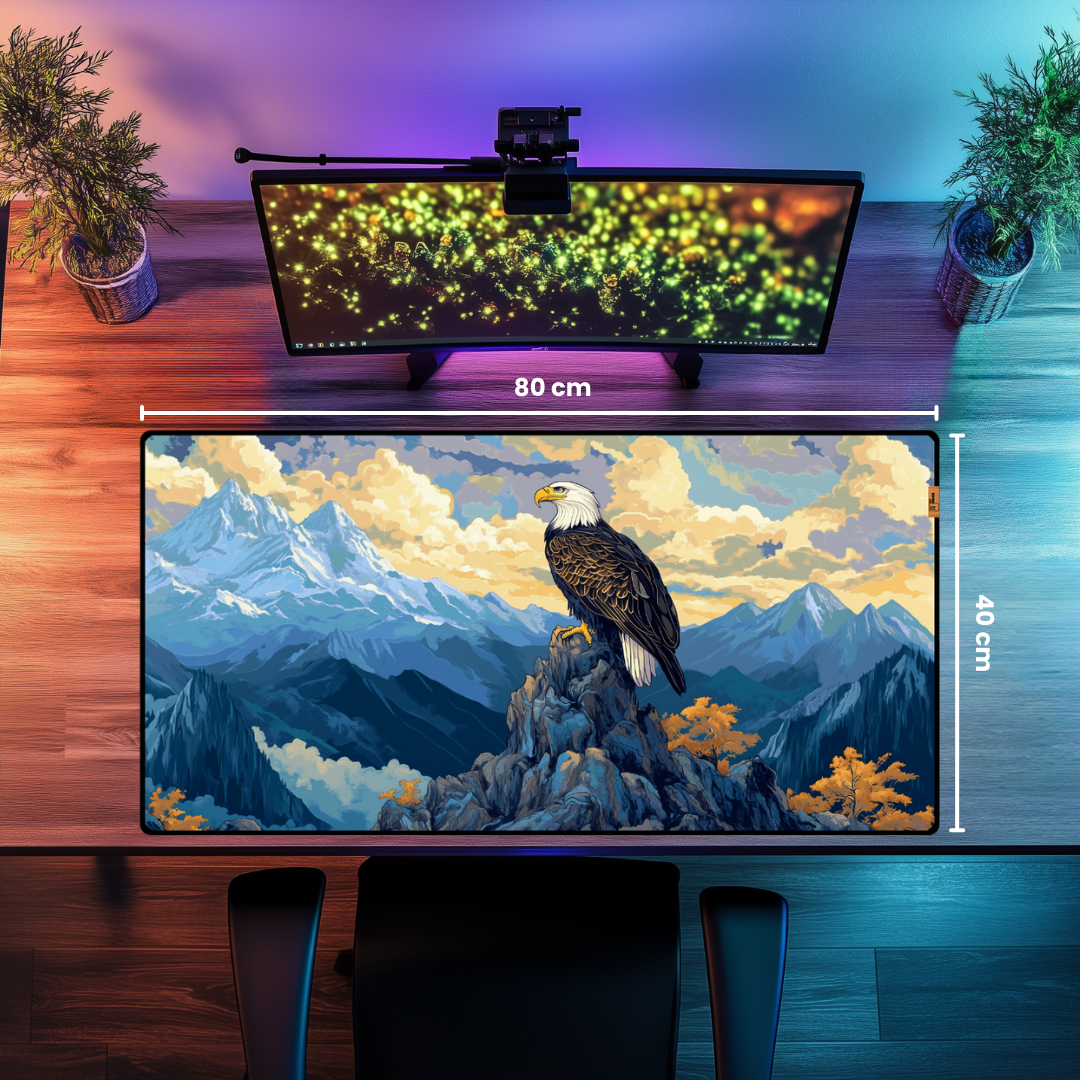 Kel Kartal - Mouse Pad & Masa Matı