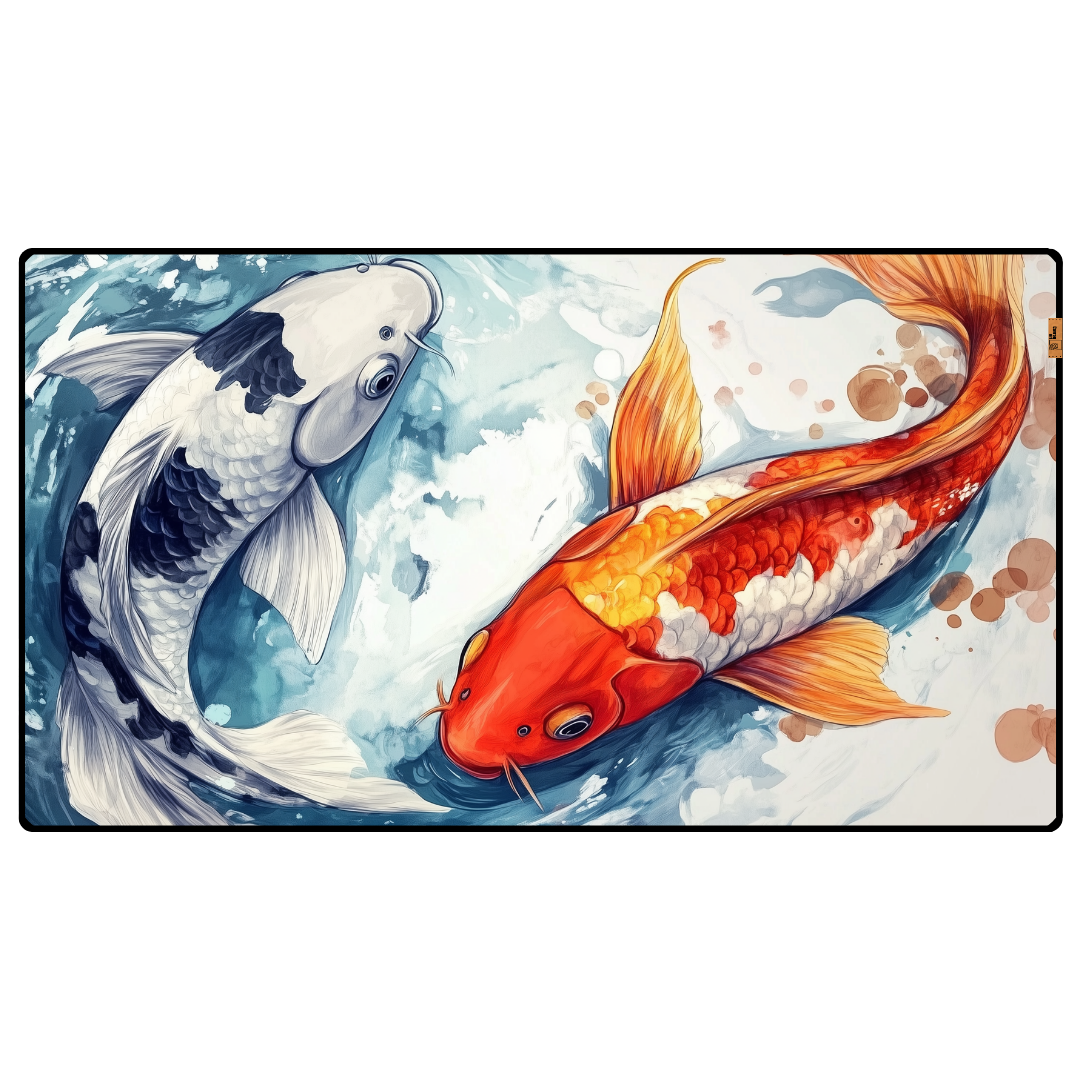 Koi Balıkları - Mouse Pad & Masa Matı